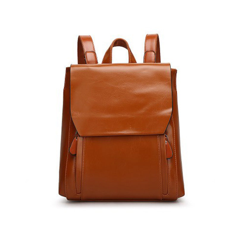 Women’s Genuine Leather Backpack Crossbody Shoulder Bag