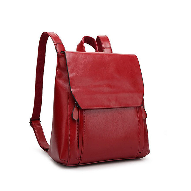 Women’s Genuine Leather Backpack Crossbody Shoulder Bag