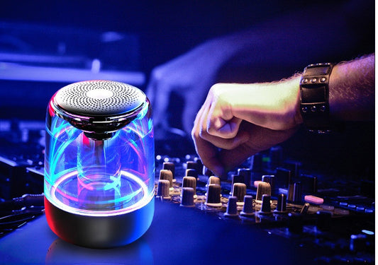 Portable Bluetooth Speaker – Powerful Bass, LED Light, Wireless Radio