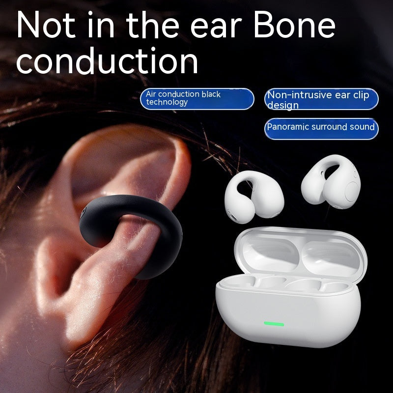 Wireless Ear Clip Bluetooth Headset TWS Comfortable Wear Not In-Ear Sports Wireless Bone Conduction 5.3 Bluetooth Headset - DAILY AMPED