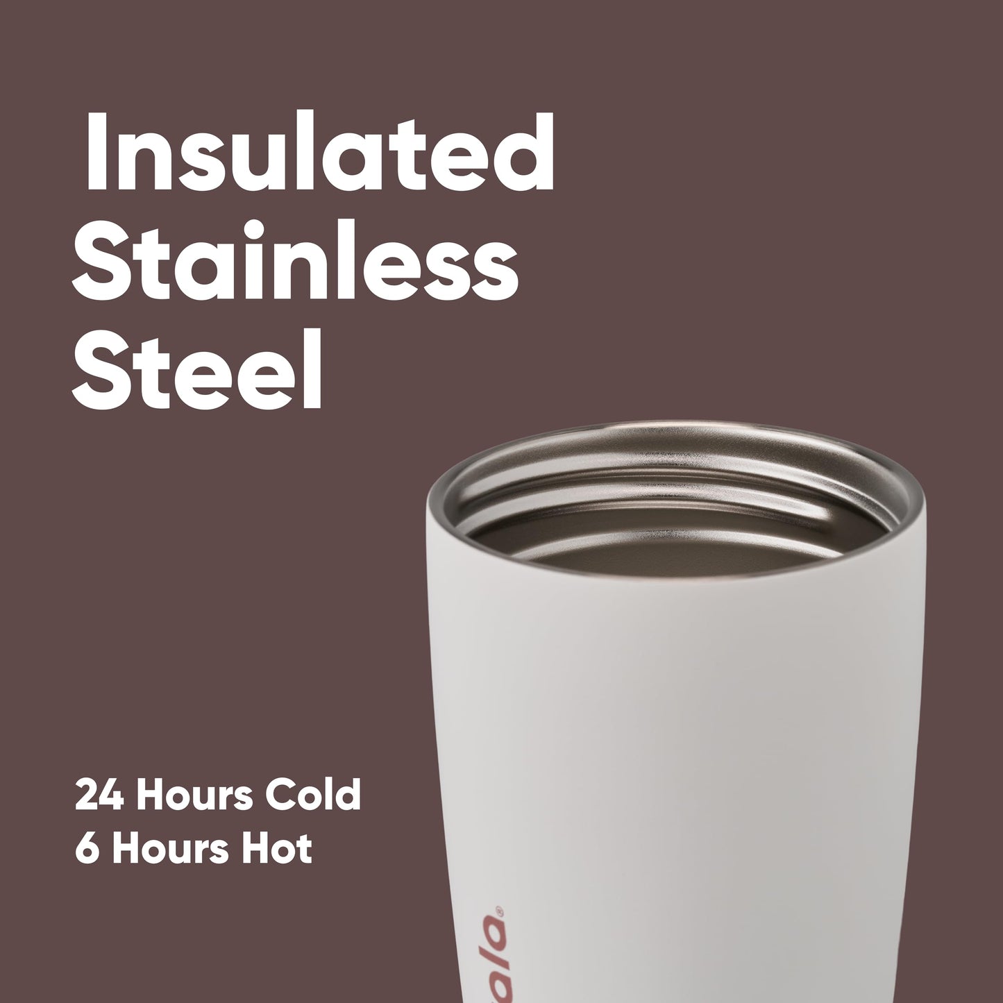 Owala SmoothSip Slider 20 oz Stainless Steel Coffee Tumbler
