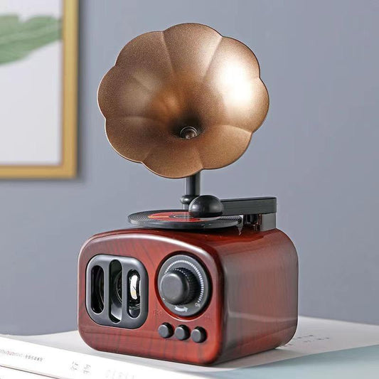 Vintage Radio Design Music Box, 1 Count Classic Retro Radio Shaped Music Box, Home Decor Ornament, Gift for Wife, Daughter, Mother, Father, Son - DAILY AMPED