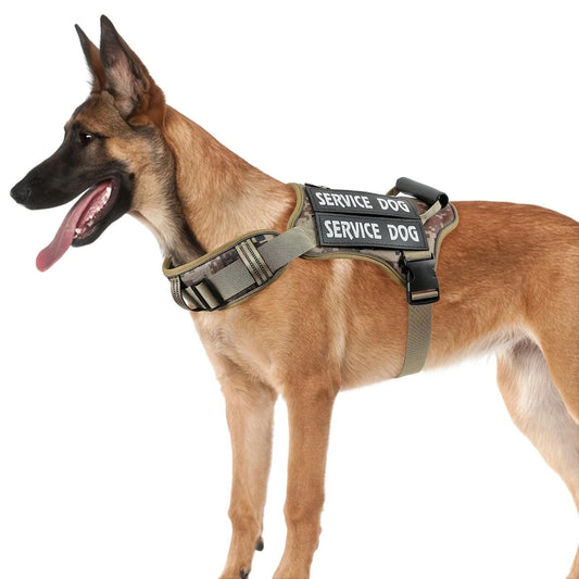 Tactical Service Dog Harness with Control Handle - DAILY AMPED