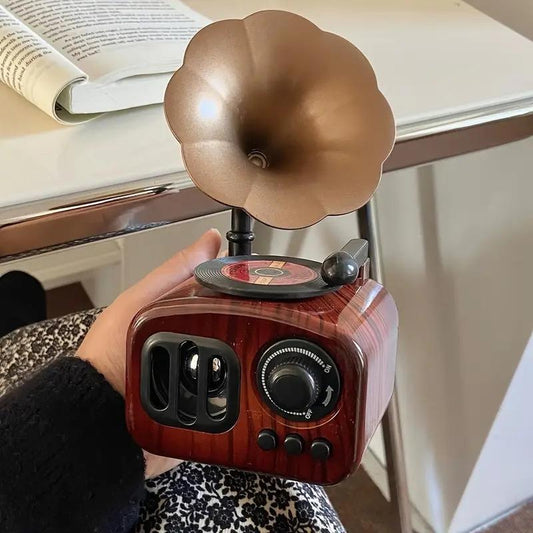 Vintage Radio Design Music Box, 1 Count Classic Retro Radio Shaped Music Box, Home Decor Ornament, Gift for Wife, Daughter, Mother, Father, Son - DAILY AMPED