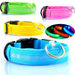 USB Rechargeable LED Dog Collar – Adjustable, Waterproof, Safety Light for Pets